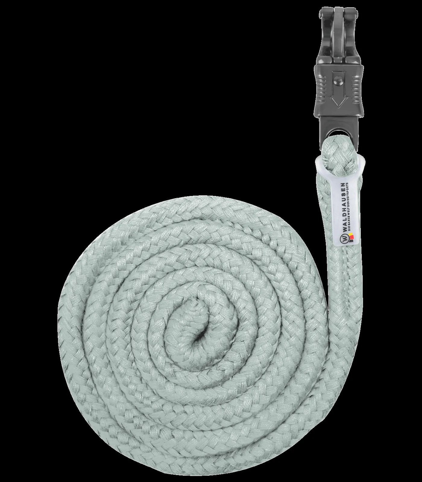 Waldhausen Stricke>Anbindestrick Plus, Panikhaken, dunkle Beschläge