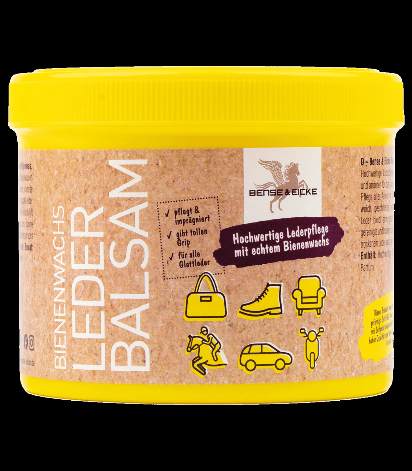 Bense & Eicke Lederpflege>Bienenwachs-Leder-Balsam, 500 ml