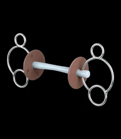 beris Stangengebisse>Drei-Ring Gebiss mit Comfortstange dünn