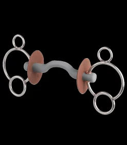 beris Spezialgebisse|Stangengebisse>3-Ring Gebiss mit Zungenbogenstange