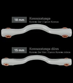 beris Spezialgebisse|Kandarengebisse & Unterlegtrensen>Springkombikandare mit KONNEX Zungenbogen