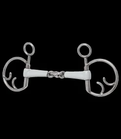 beris Spezialgebisse|Kandarengebisse & Unterlegtrensen>Springkombikandare, doppelt gebrochen