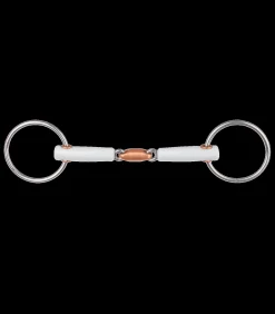 beris Kandarengebisse & Unterlegtrensen>Unterlegtrense, doppelt gebrochen, Ring 6cm