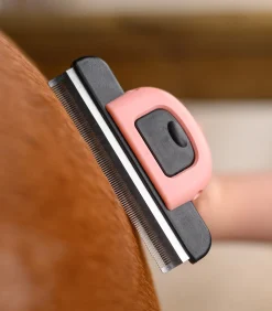 Waldhausen Hundebedarf|Putzzeug></noscript>Fellwechselkamm mit Gelgriff, L