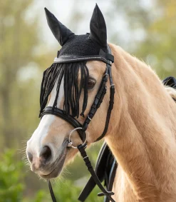 Waldhausen Pony & Shetty|Fliegenhauben>Fliegenohren mit Fransen
