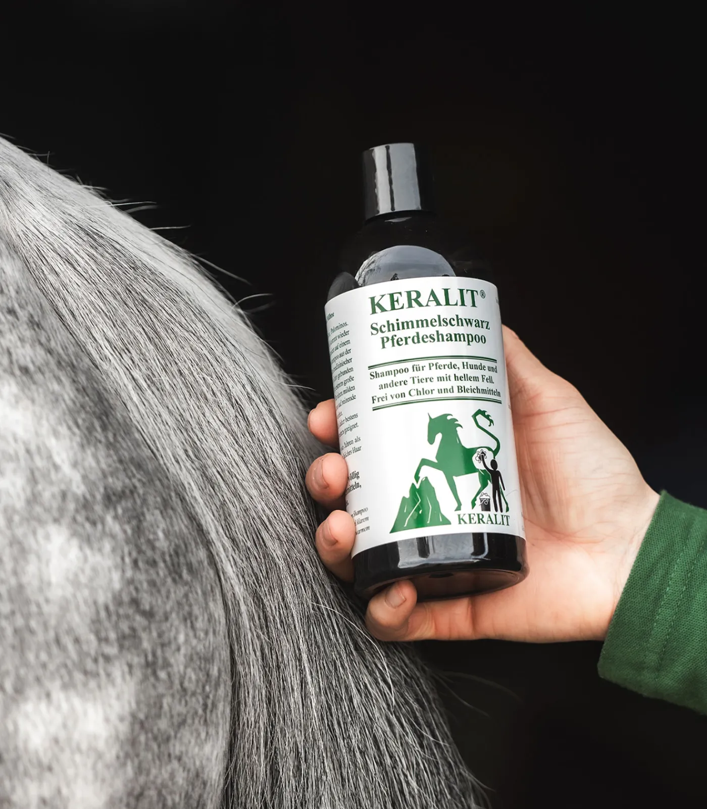 Keralit Fell, Mähne & Haut>Schimmelschwarz Shampoo
