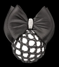 Waldhausen Turnieraccessoires & Handschuhe>Knotenhaarnetz mit Zierschleife und Spange