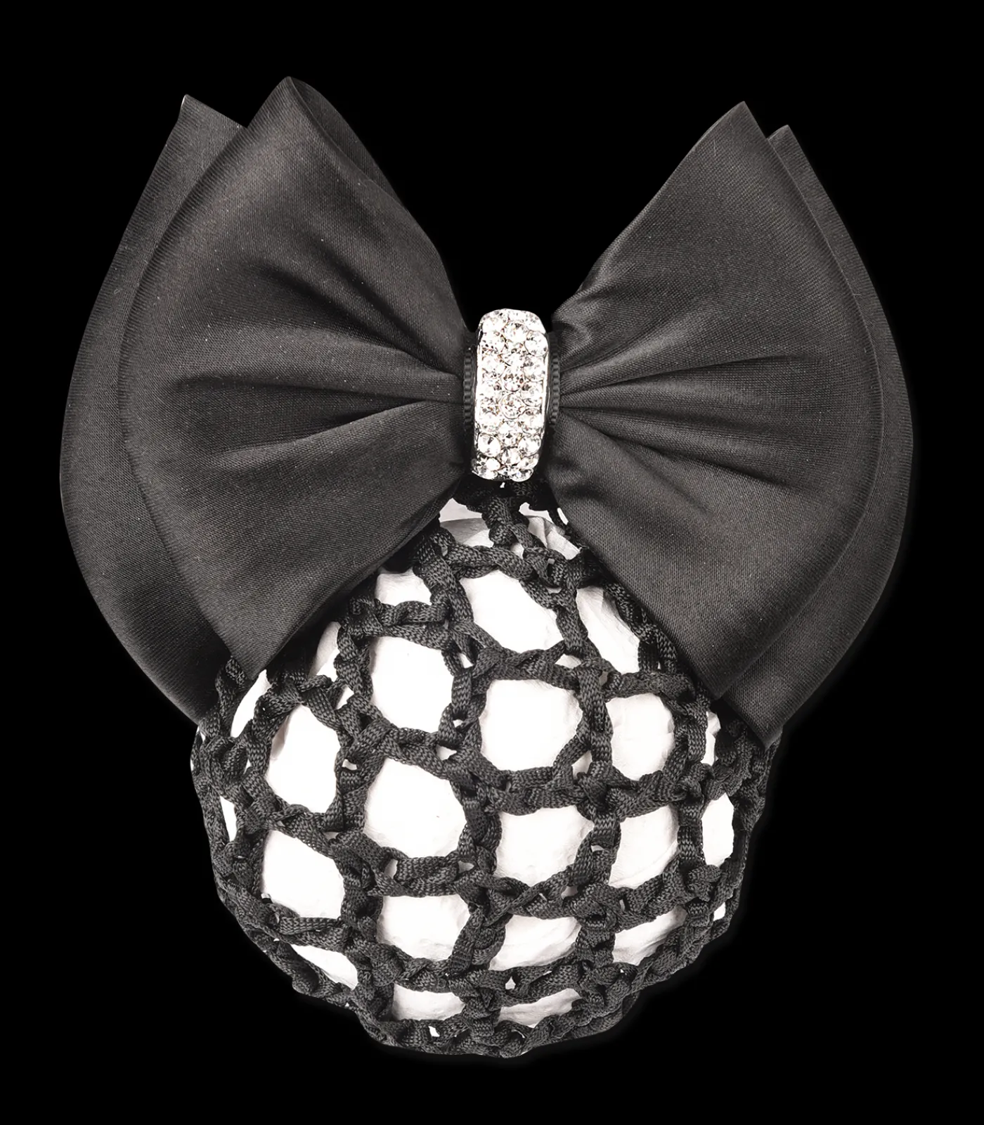 Waldhausen Turnieraccessoires & Handschuhe>Knotenhaarnetz mit Zierschleife und Spange