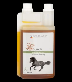 Waldhausen Ergänzungsfuttermittel|Stallapotheke>Leinöl - Für Fell und Verdauung, 1 l
