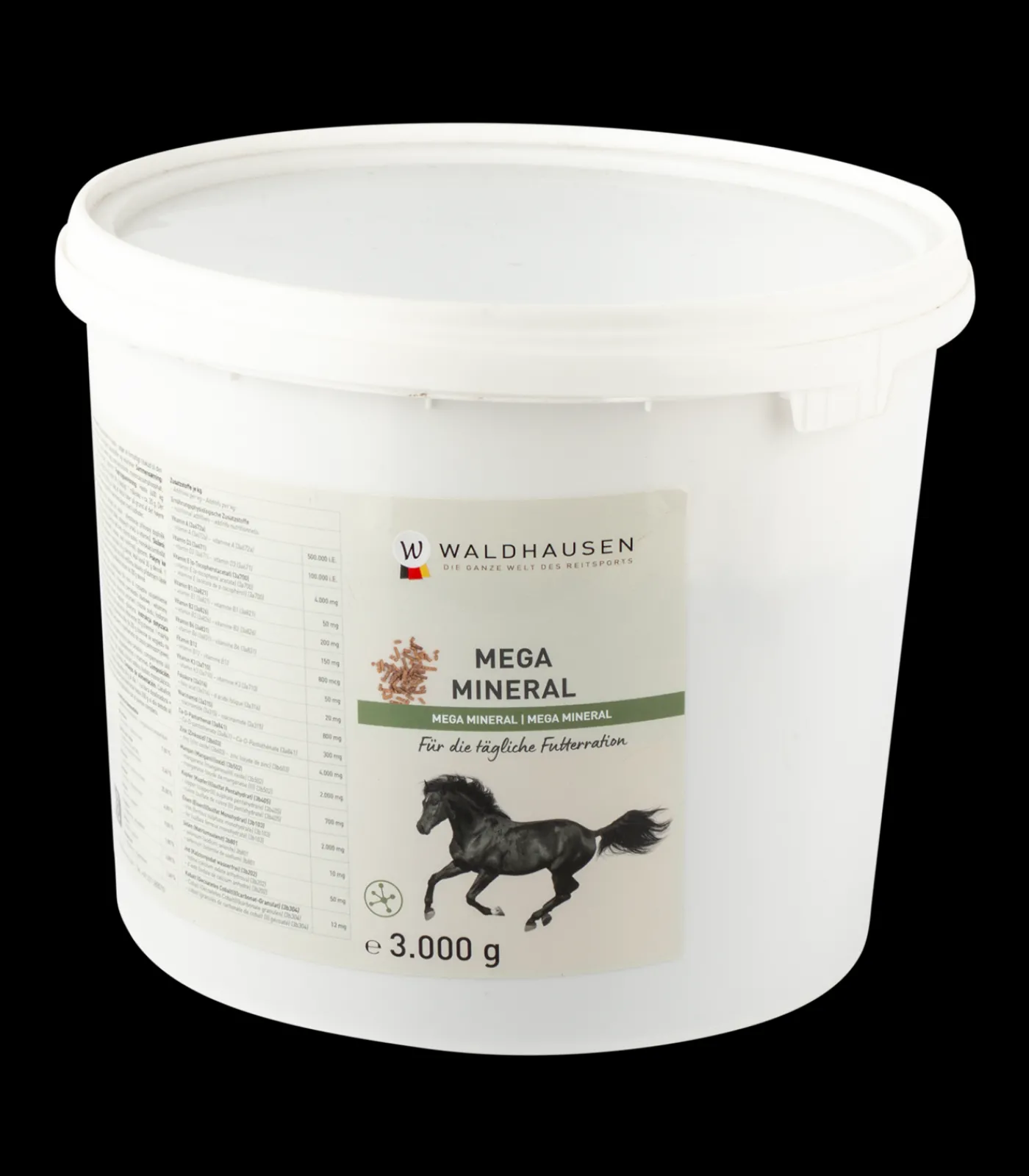 Waldhausen Ergänzungsfuttermittel>Mega Mineral - Für die tägliche Futterration, 3kg