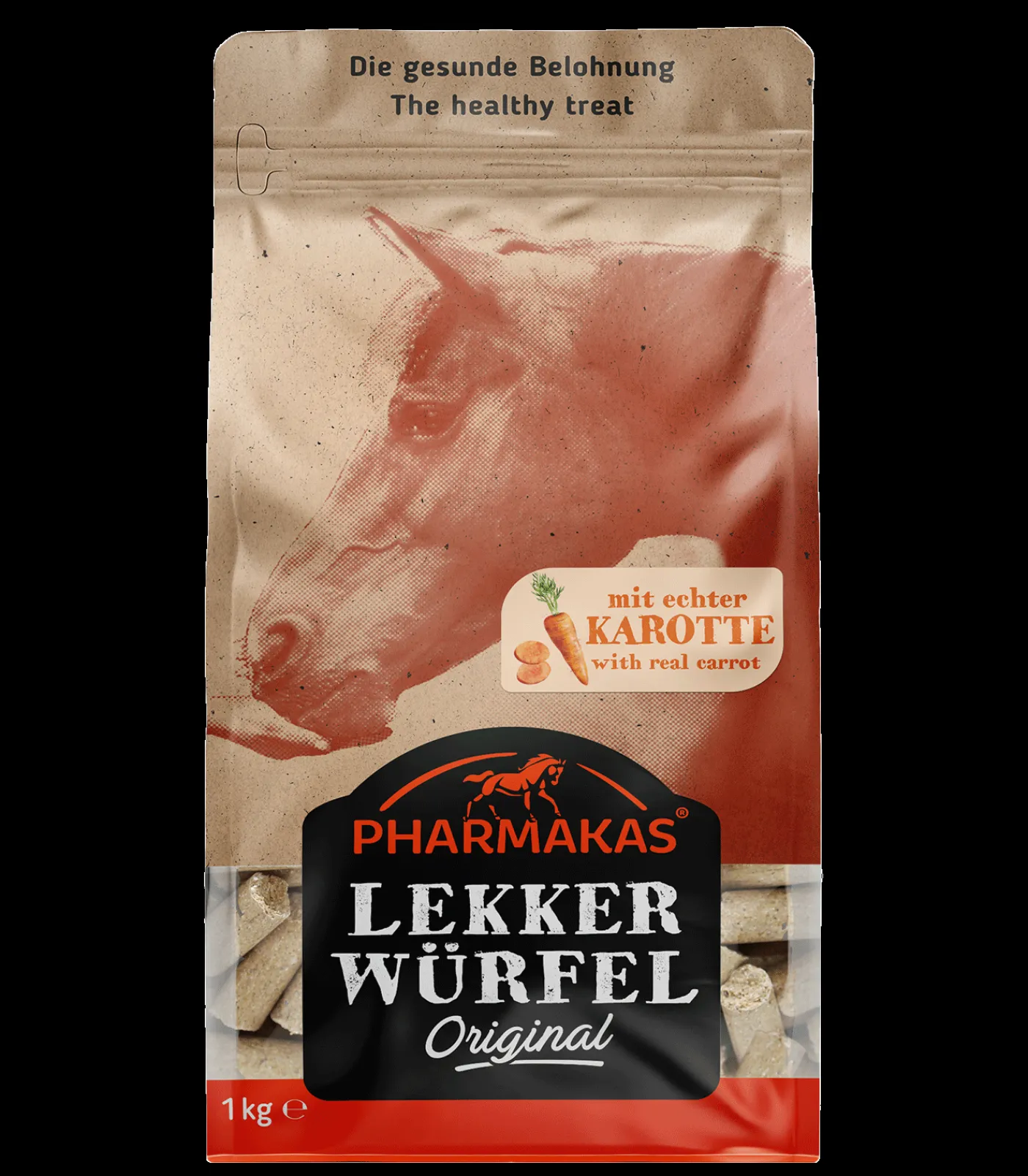 Pharmakas Leckerli>® Lekkerwürfel Karotte, 1 kg