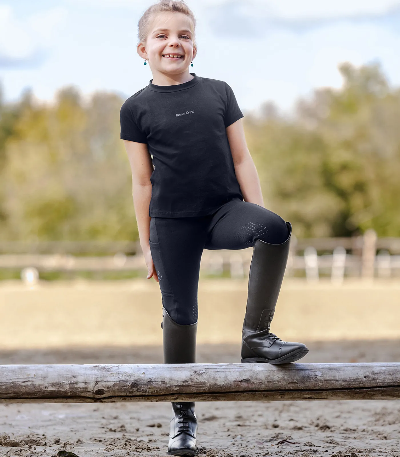 Kinder ELT Kinderreithosen|Teens Collection>Reithose Essential Knie Silikon, Kids