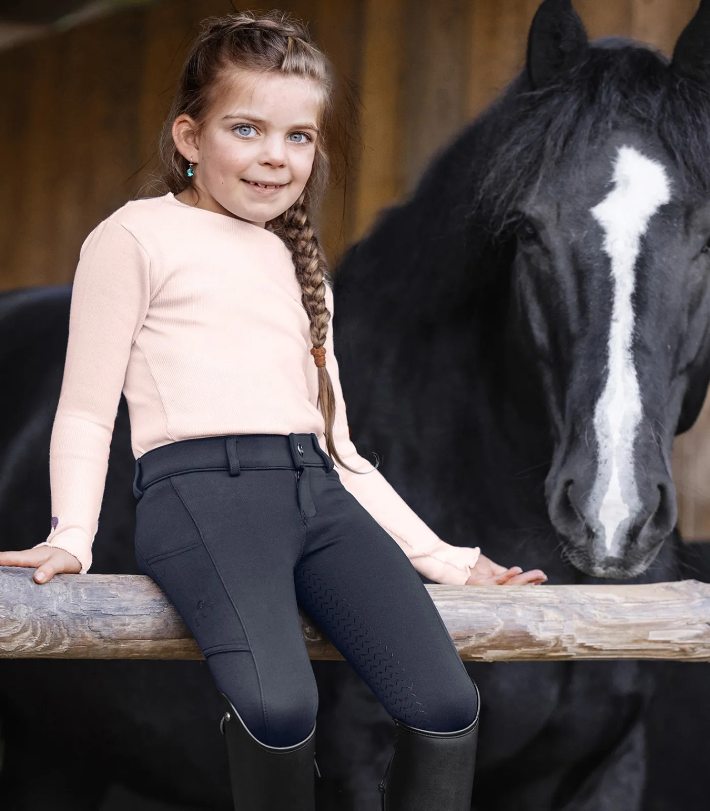Kinder ELT Kinderreithosen|Turnierreithosen>Reithose Essential Silikon, Kids