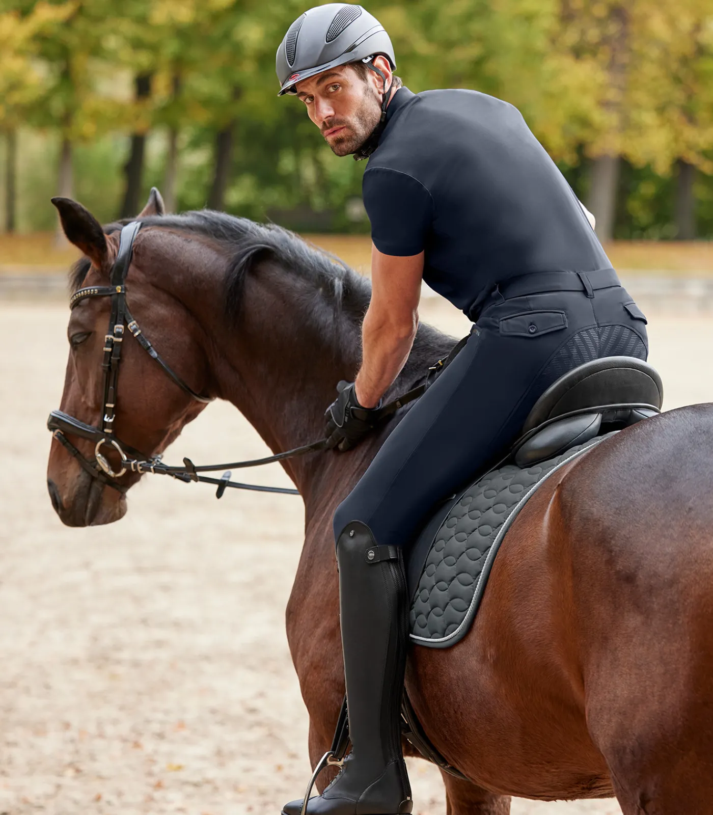 Herren ELT Herrenkollektion|Vollbesatzreithosen>Reithose Marc Silikon, Herren