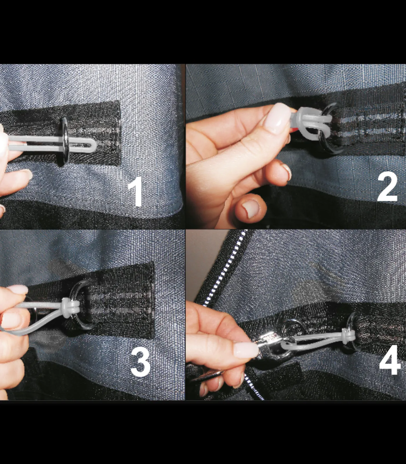 Waldhausen Deckenzubehör>Safe-Gum, 6er Set für Karabiner