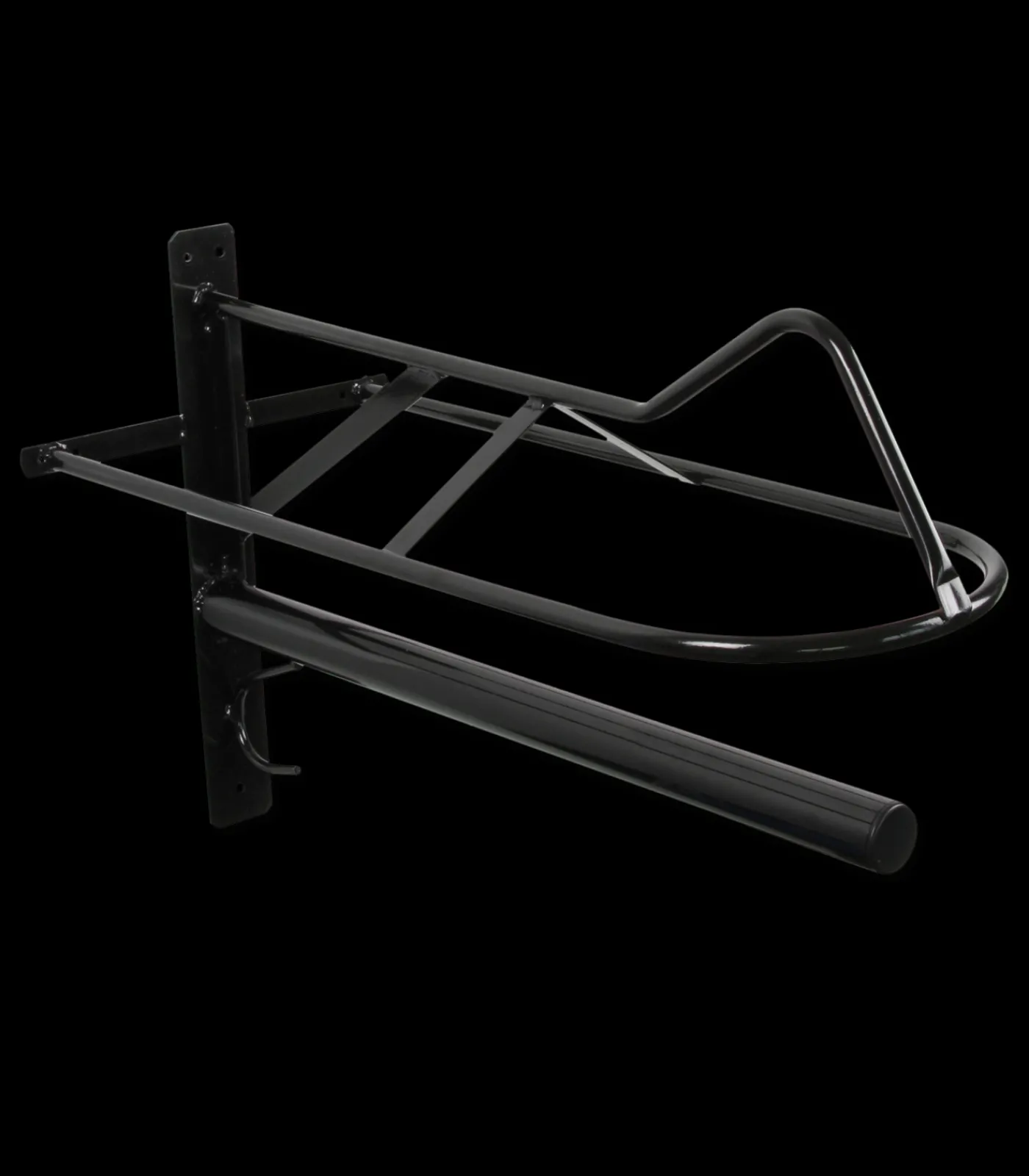 Waldhausen Sattelschränke, Boxentaschen & Aufbewahrung|Anbinder, Halter & Haken>Sattelhalter mit Sattelunterlagenstange, Metall