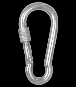 Waldhausen Anbinder & Zubehör>Sicherheits-Karabiner mit Schraubverschluss 9cm