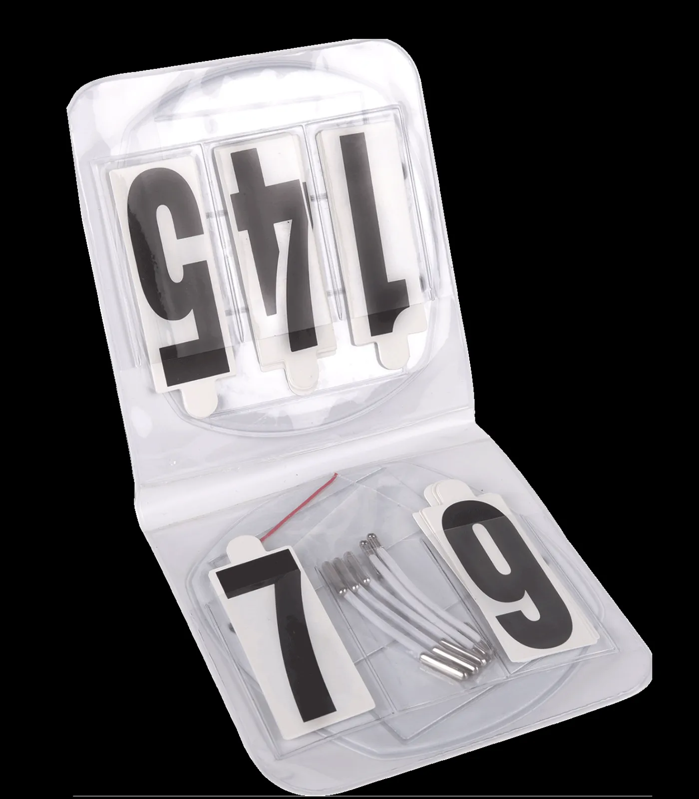 Waldhausen Turnieraccessoires & Pflege>Startnummern Set, oval, mit Gummis