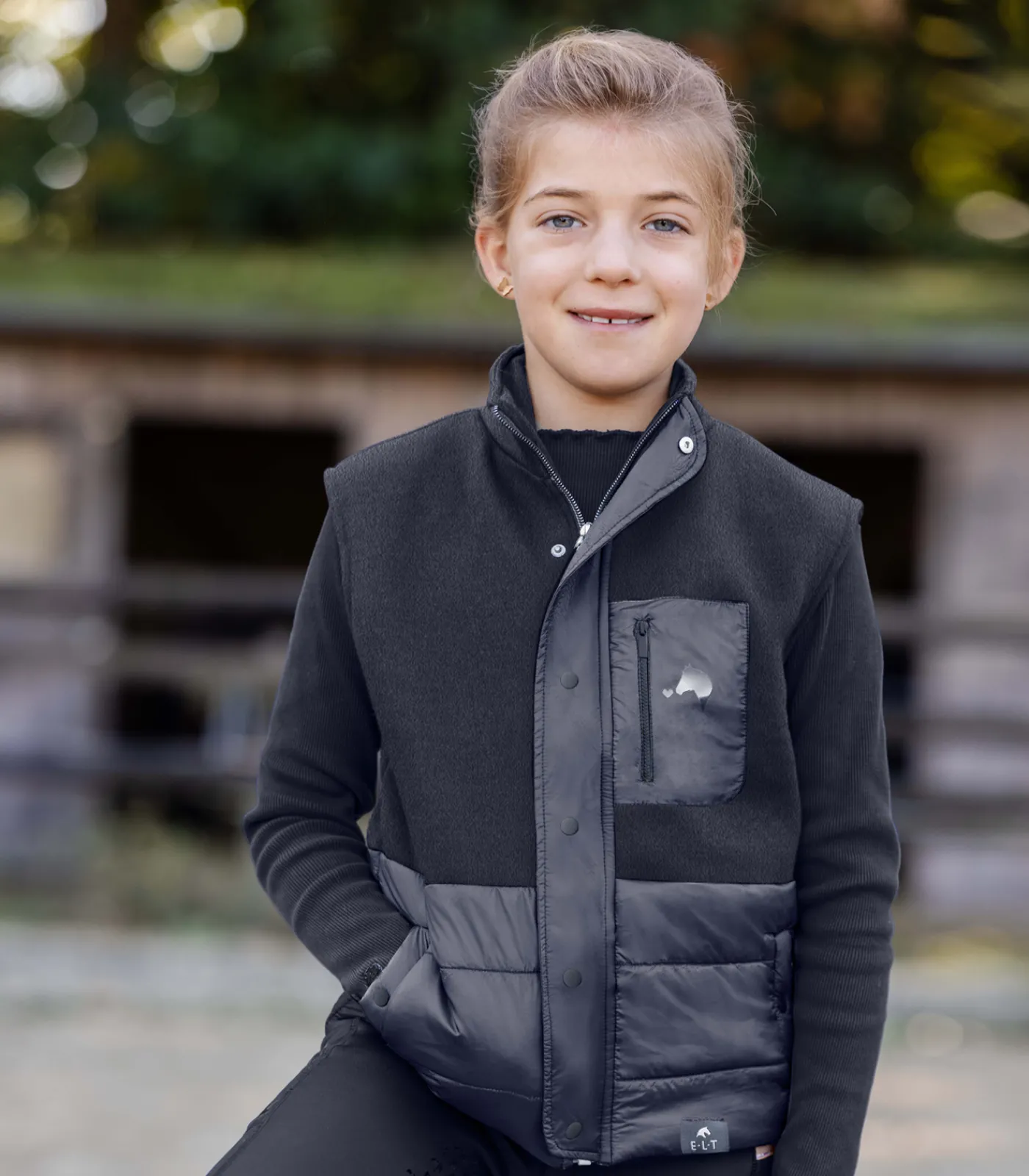 Kinder ELT Kinderoberbekleidung>Steppweste Lucky Milu, Kids