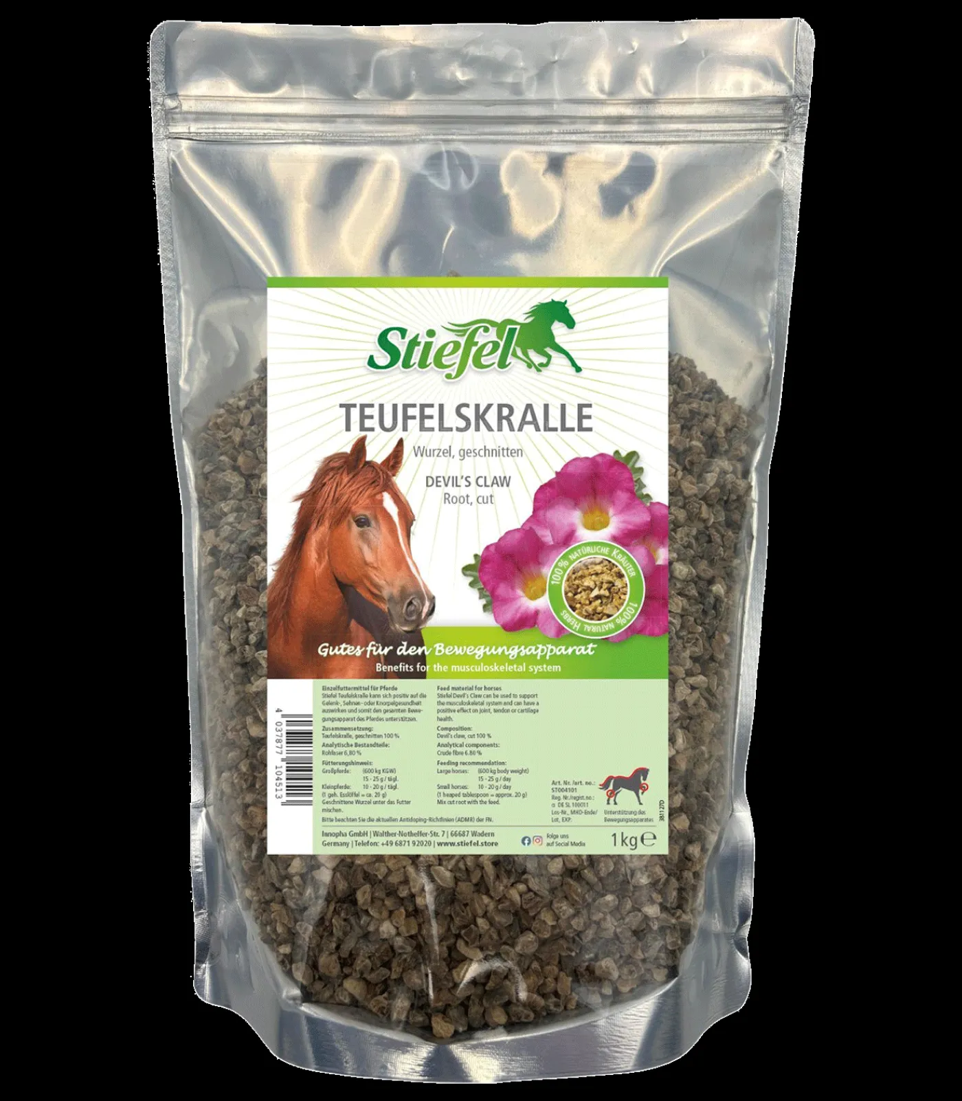 Stiefel Ergänzungsfuttermittel>Teufelskralle geschnitten