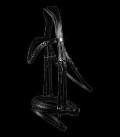 Waldhausen Turniertrensen, Kandaren & Zubehör|Trensenzäume>S-Line Lacktrensenzaum Blackshine